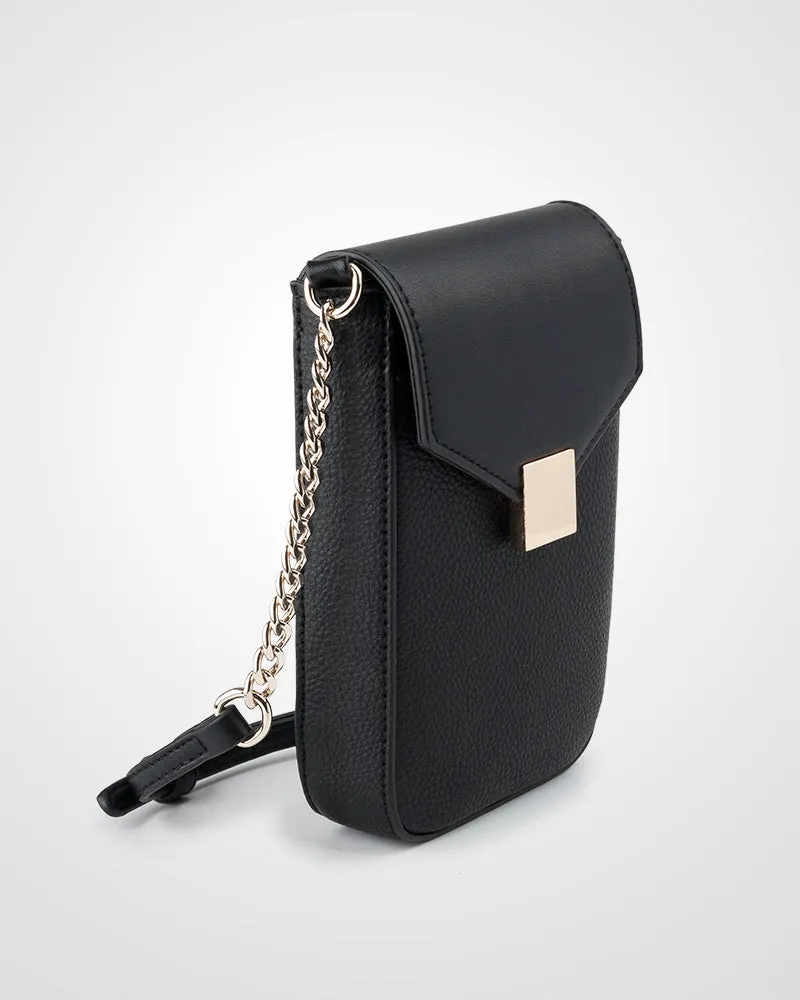 Lia Fold over Mini Phone Crossbody Bag