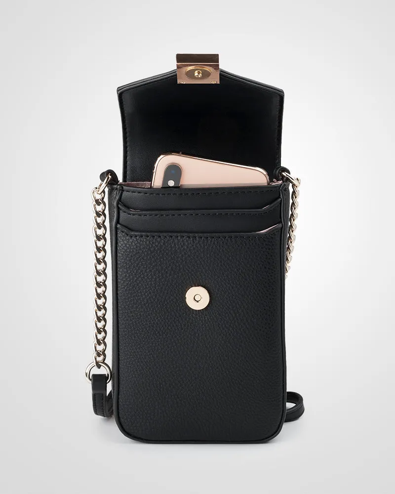 Lia Fold over Mini Phone Crossbody Bag