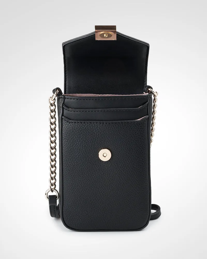 Lia Fold over Mini Phone Crossbody Bag