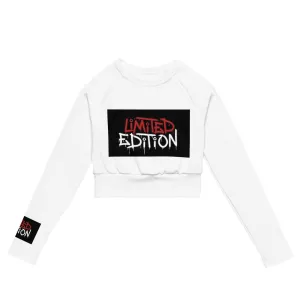 Limited Edition Recycled long-sleeve crop top