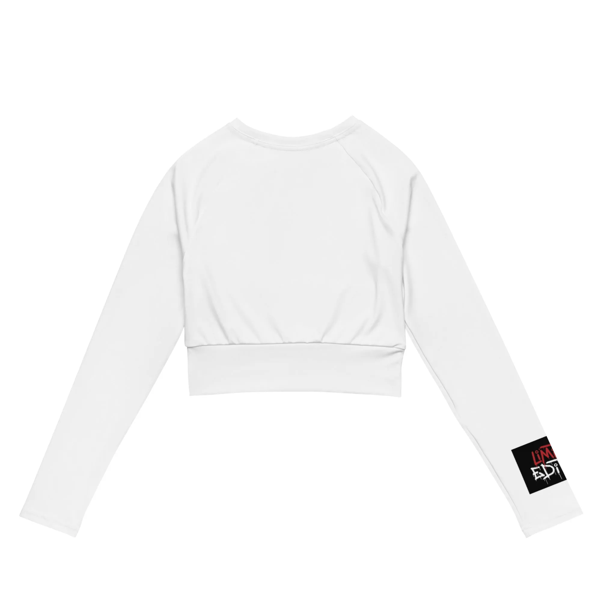 Limited Edition Recycled long-sleeve crop top