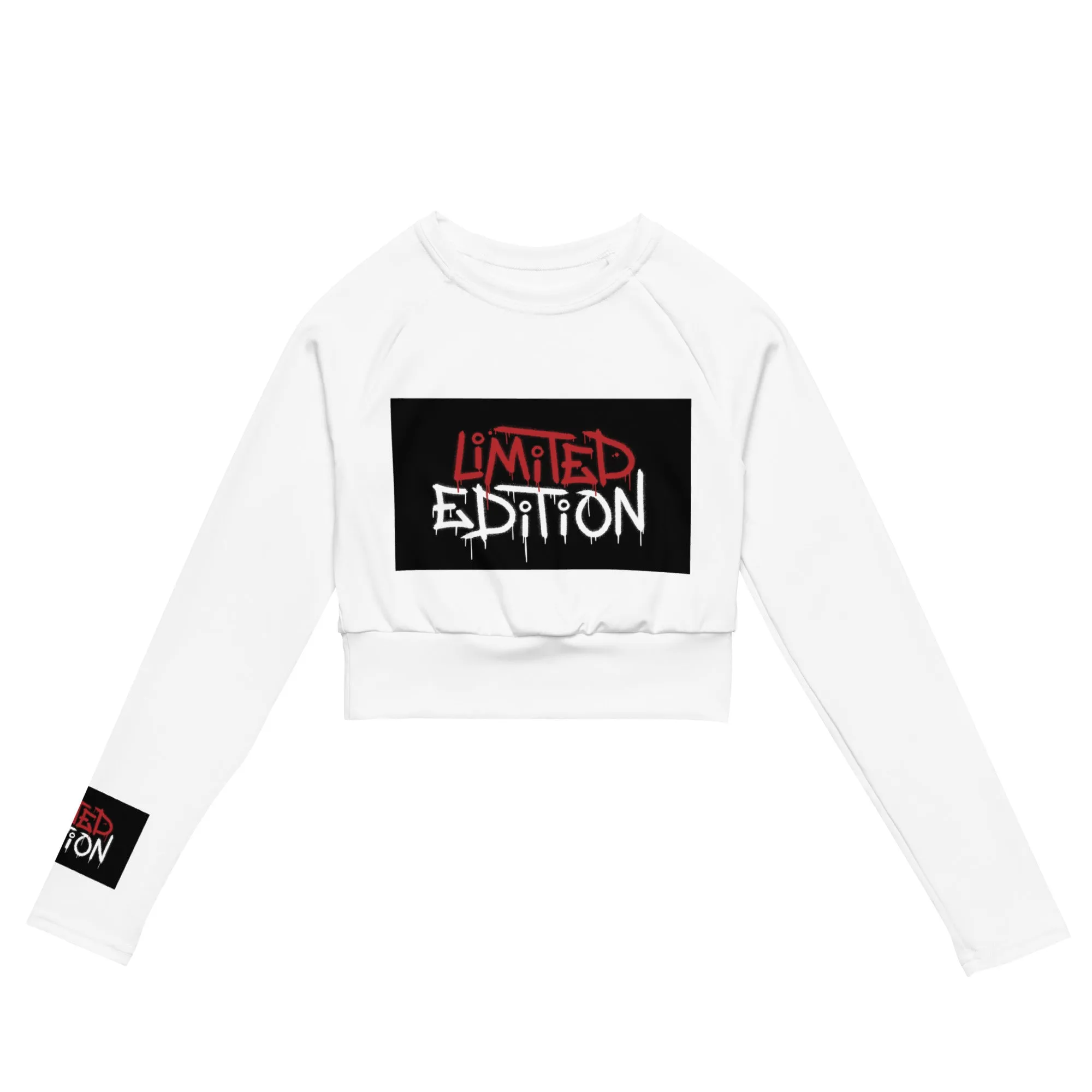 Limited Edition Recycled long-sleeve crop top