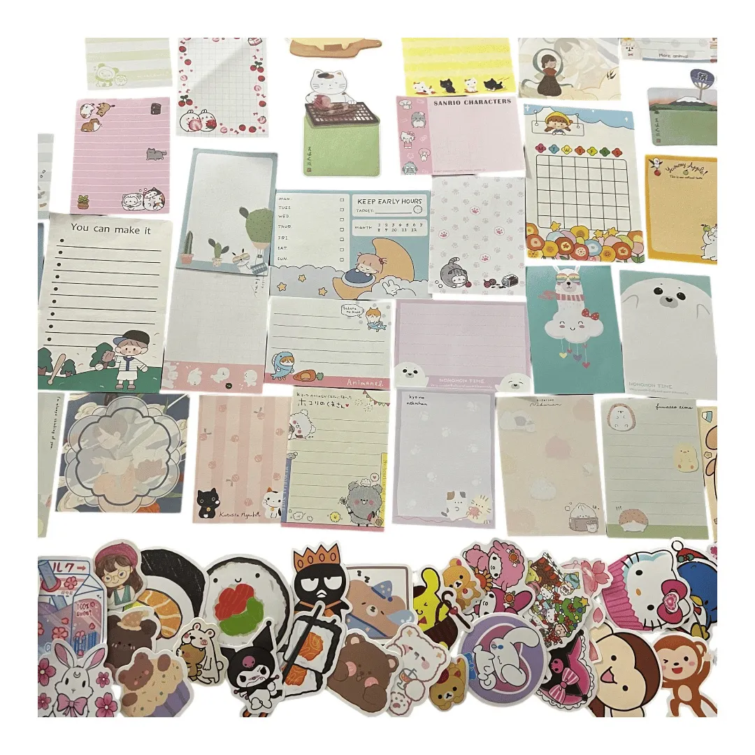 LIMITED-EDITION TEDDY BEAR MINI GRAB BAGS - 115  PIECES OF KAWAII STATIONERY!