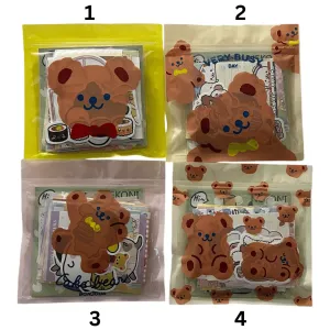 LIMITED-EDITION TEDDY BEAR MINI GRAB BAGS - 115  PIECES OF KAWAII STATIONERY!