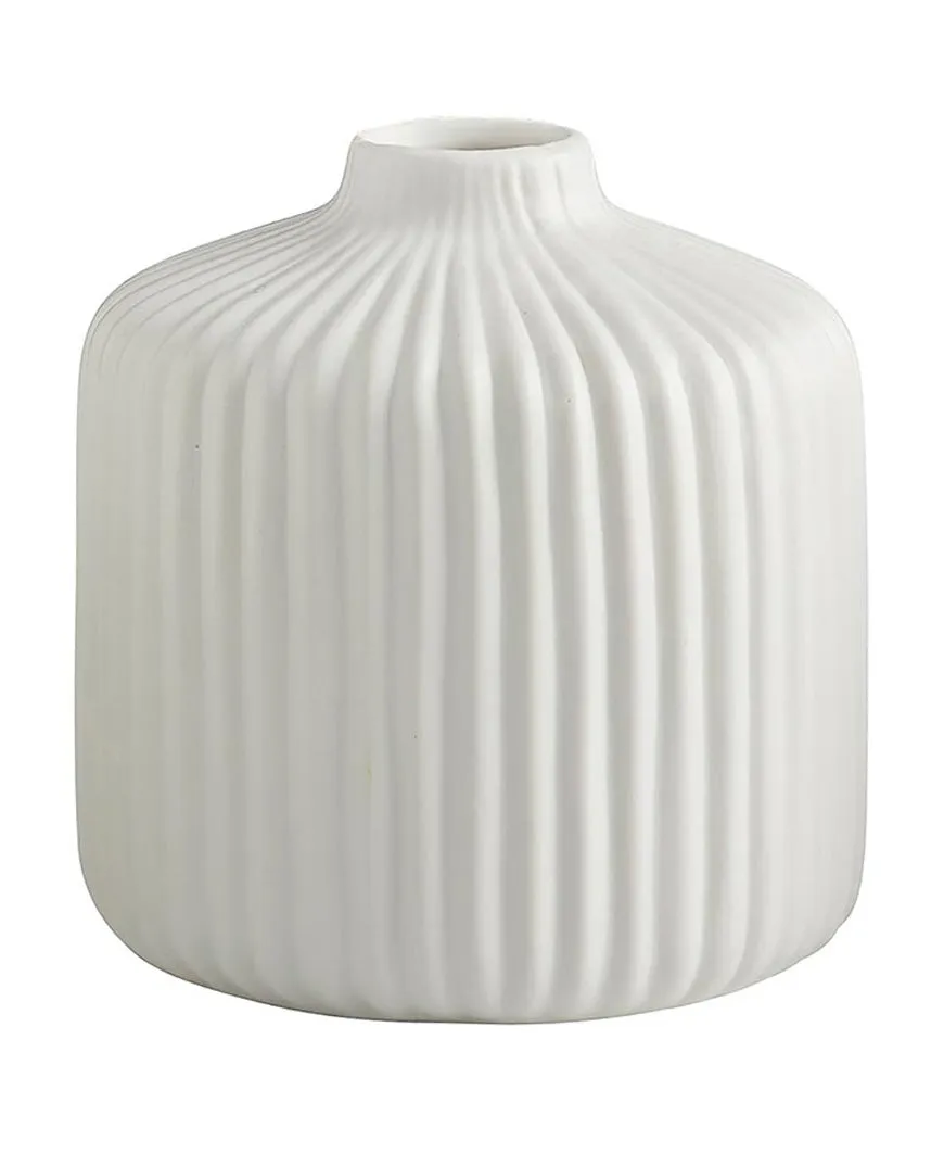 Lined Flower Vase