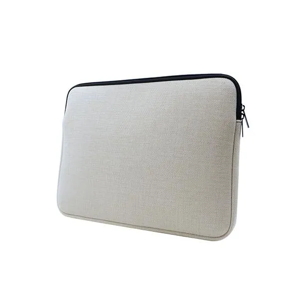 Linen Neoprene  Laptop Sleeve - 19"
