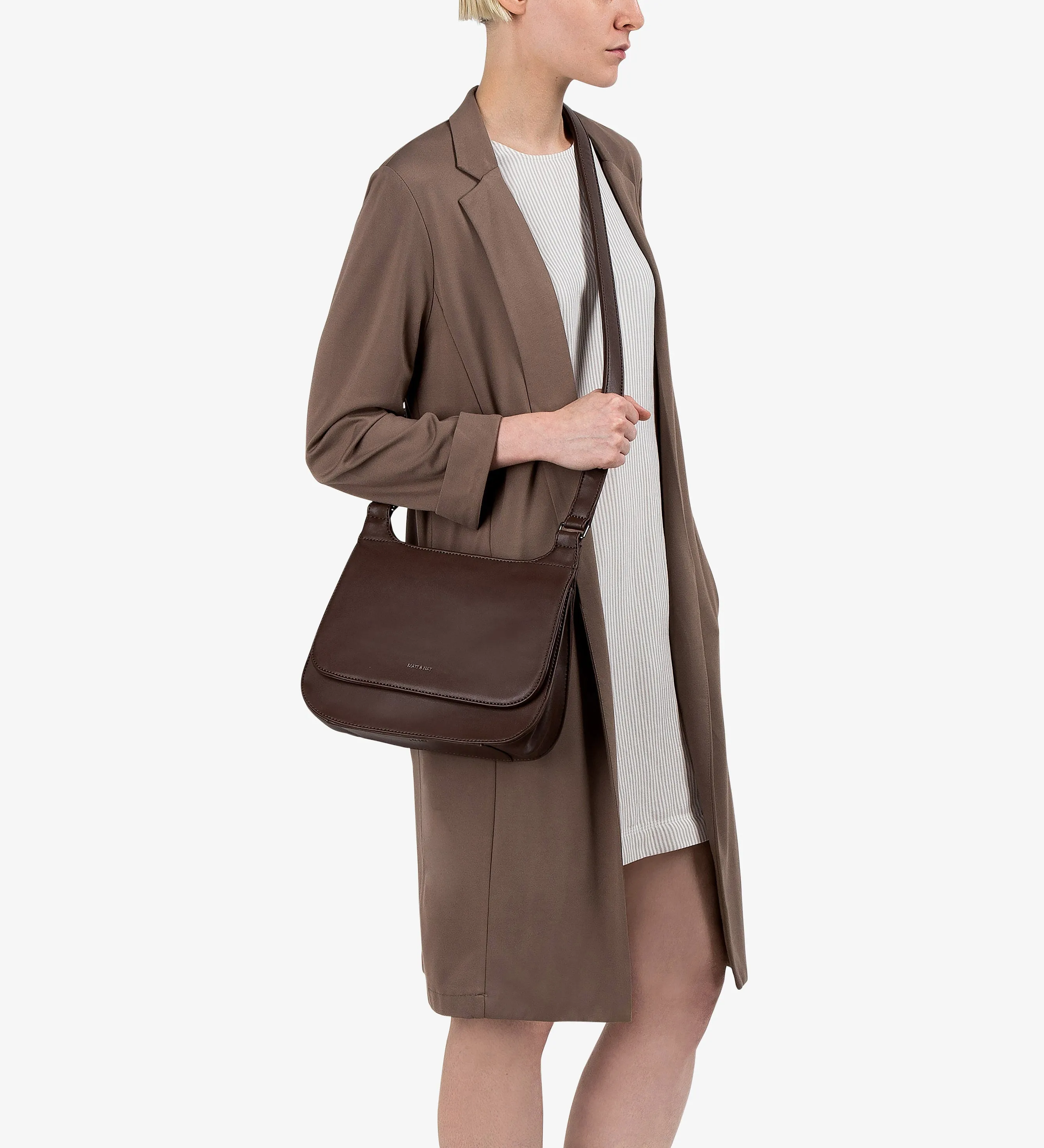 LUNA Vegan Saddle Bag - Loom