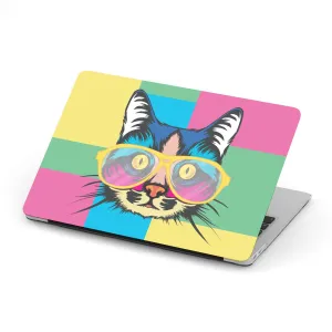 Macbook Hard Shell Case - Cat Pop Art