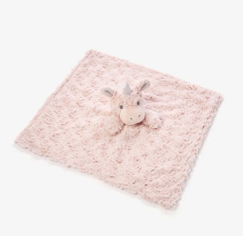 MANTA DE SEGURIDAD PARA BEBE, DE UNICORNIO ROSA