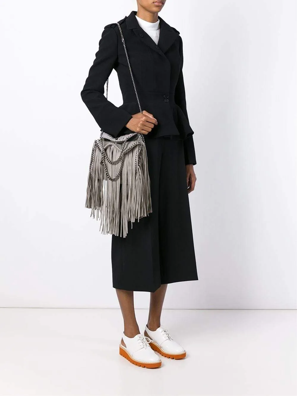 Mini Fringe Crossbody Tote