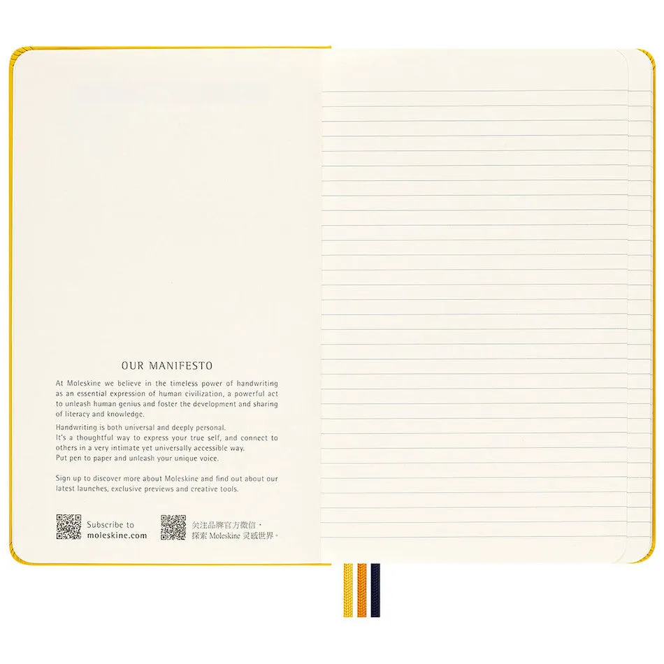Moleskine K-Way Large Notebook Ruled Yellow