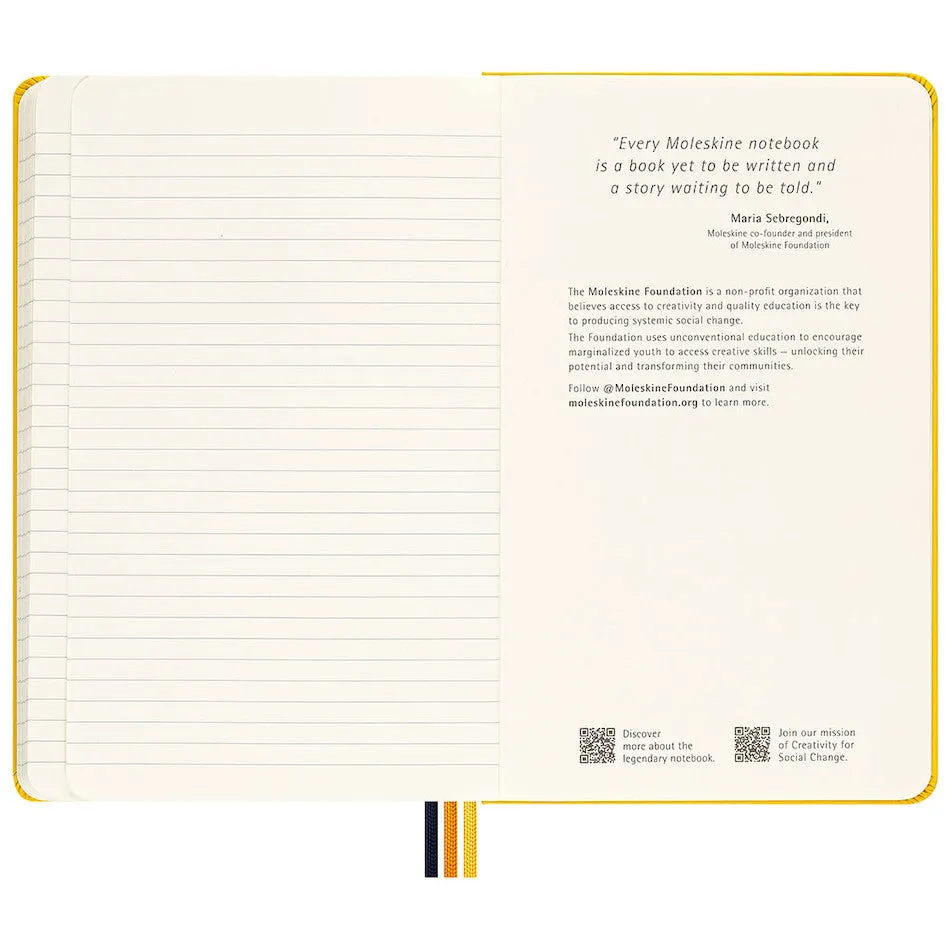 Moleskine K-Way Large Notebook Ruled Yellow