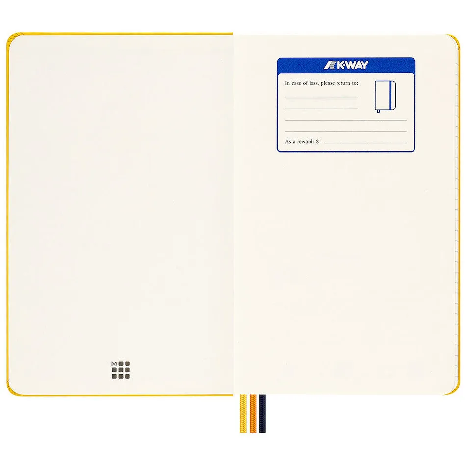 Moleskine K-Way Large Notebook Ruled Yellow