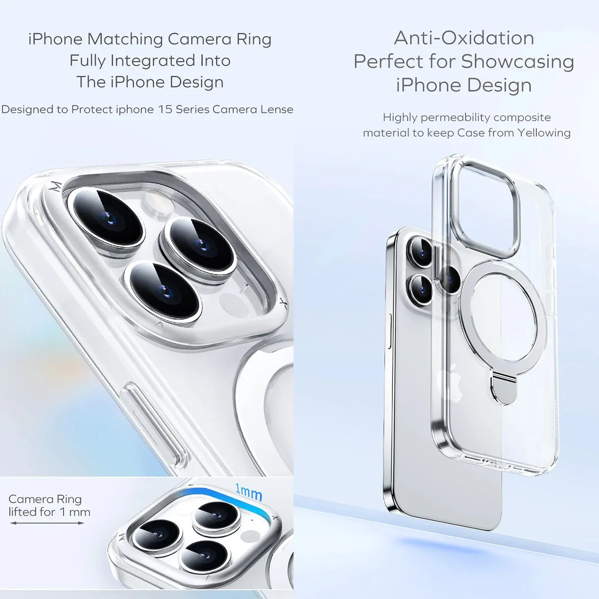 Momax Flip Magnetic Case for iPhone 15 Series