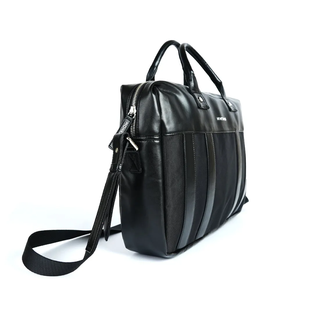 Monkstory Timeless Laptop Bag - Black