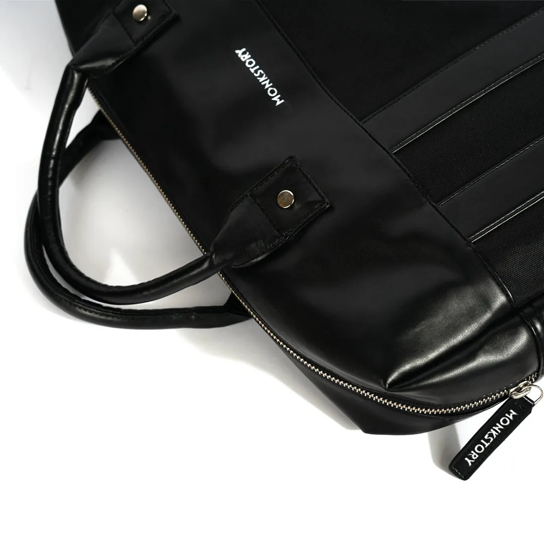 Monkstory Timeless Laptop Bag - Black