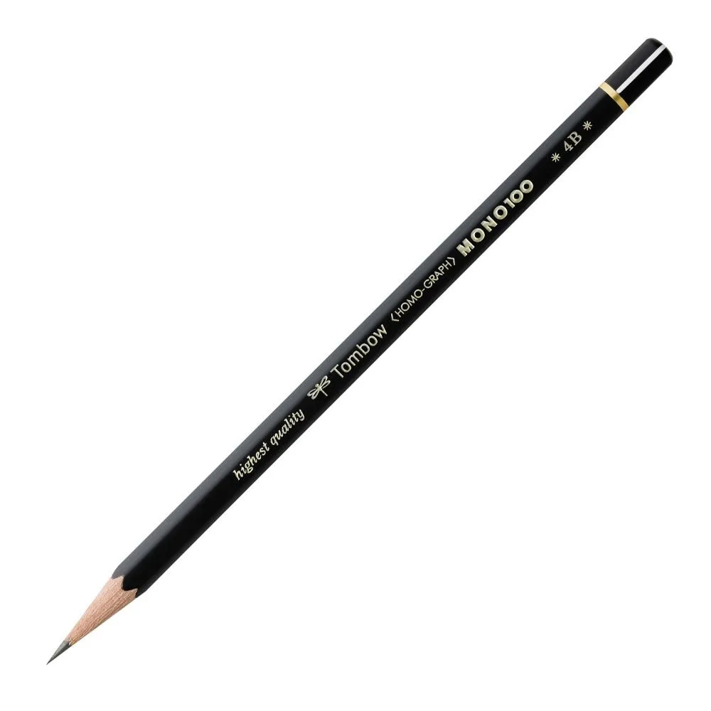 MONO 100 Graphite Lead Pencils - 4B Pack of 12