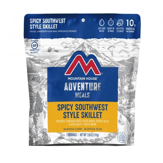 Mountain House Spicy Southwest Breakfast Hash Clean Label | 2 Servings