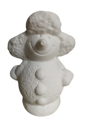 Mud Sculpture "Little Snowman"