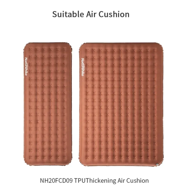 Naturehike NH20PJ023 Outdoor Camping Cotton Cover for Inflatable Cushion (OG2837AY) (Almond yellow)