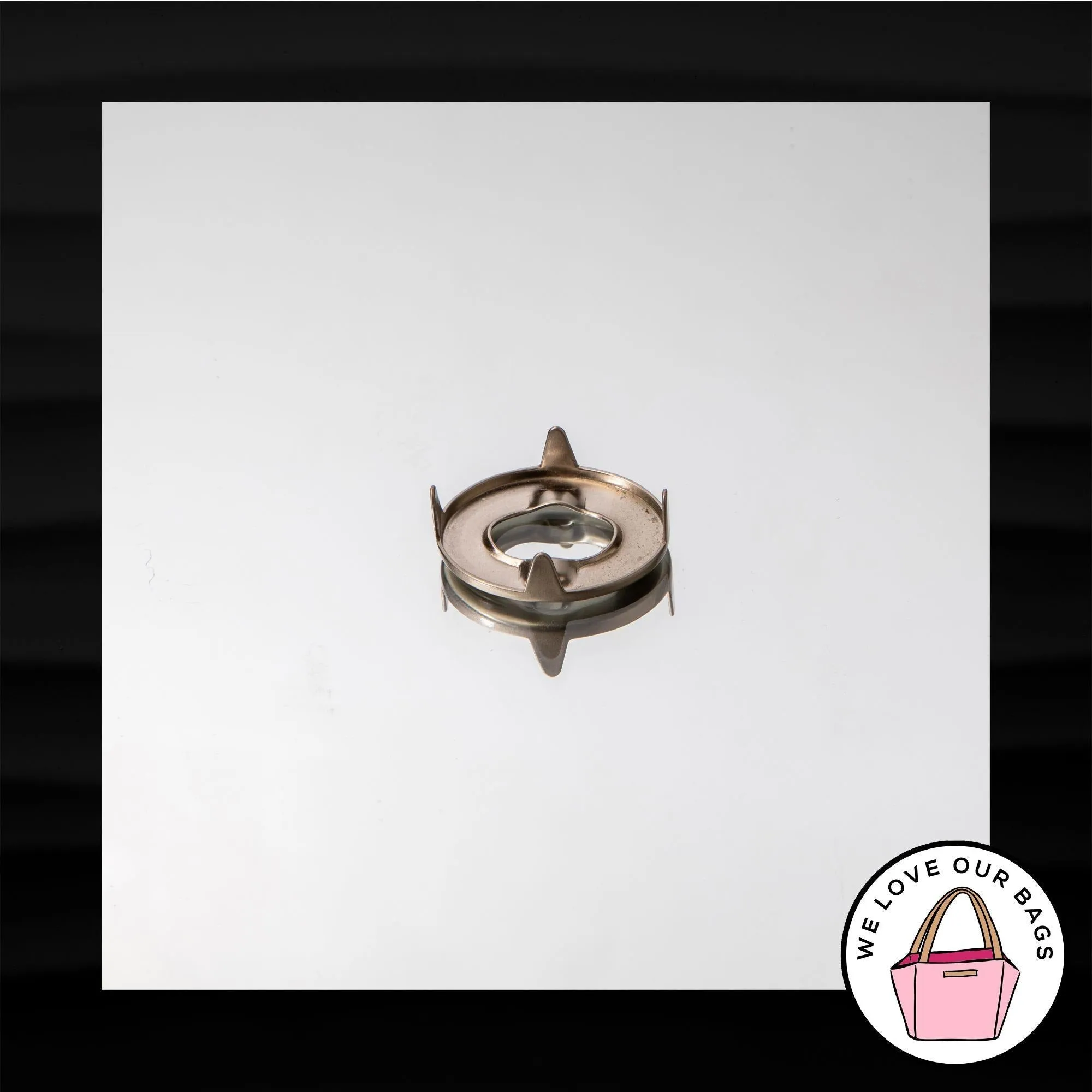 NEW COACH TURNLOCK SILVER NICKEL PLATE REPLACEMENT HARDWARE FOR BAG PURSE TOTE