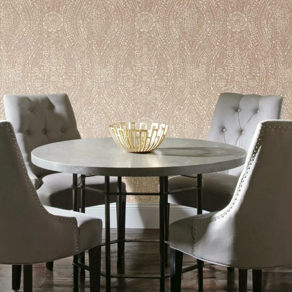 Ornate Ogee Peel and Stick Wallpaper