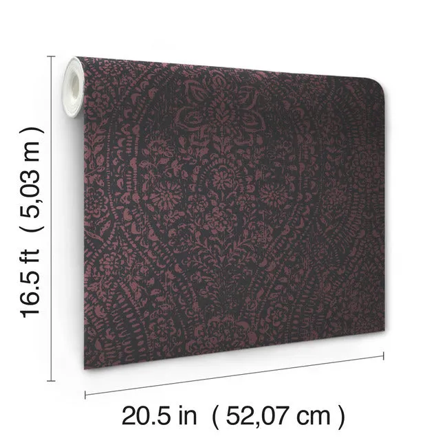 Ornate Ogee Peel and Stick Wallpaper