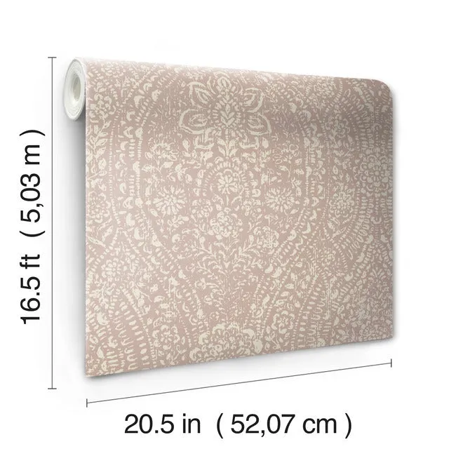 Ornate Ogee Peel and Stick Wallpaper