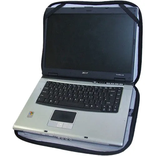 OVERBOARD OB1069 LAPTOP SLEEVE - MEDIUM FOR 15" LAPTOPS BLACK