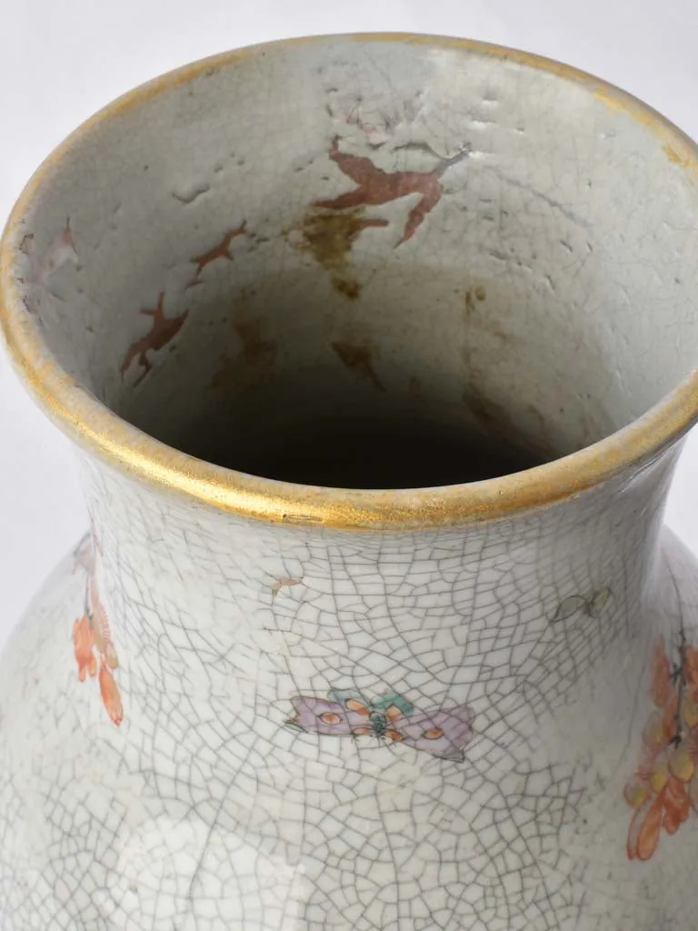 Pair of antique Japanese vases 12½"