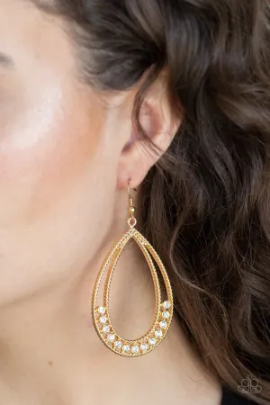 Paparazzi Glitz Fit Earrings Gold