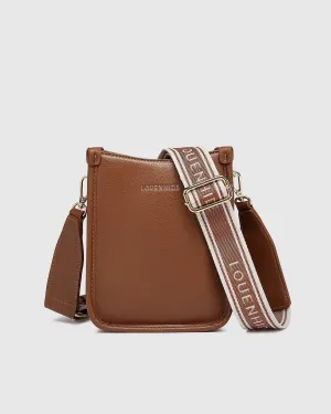 PARKER LOGO PHONE BAG TAN