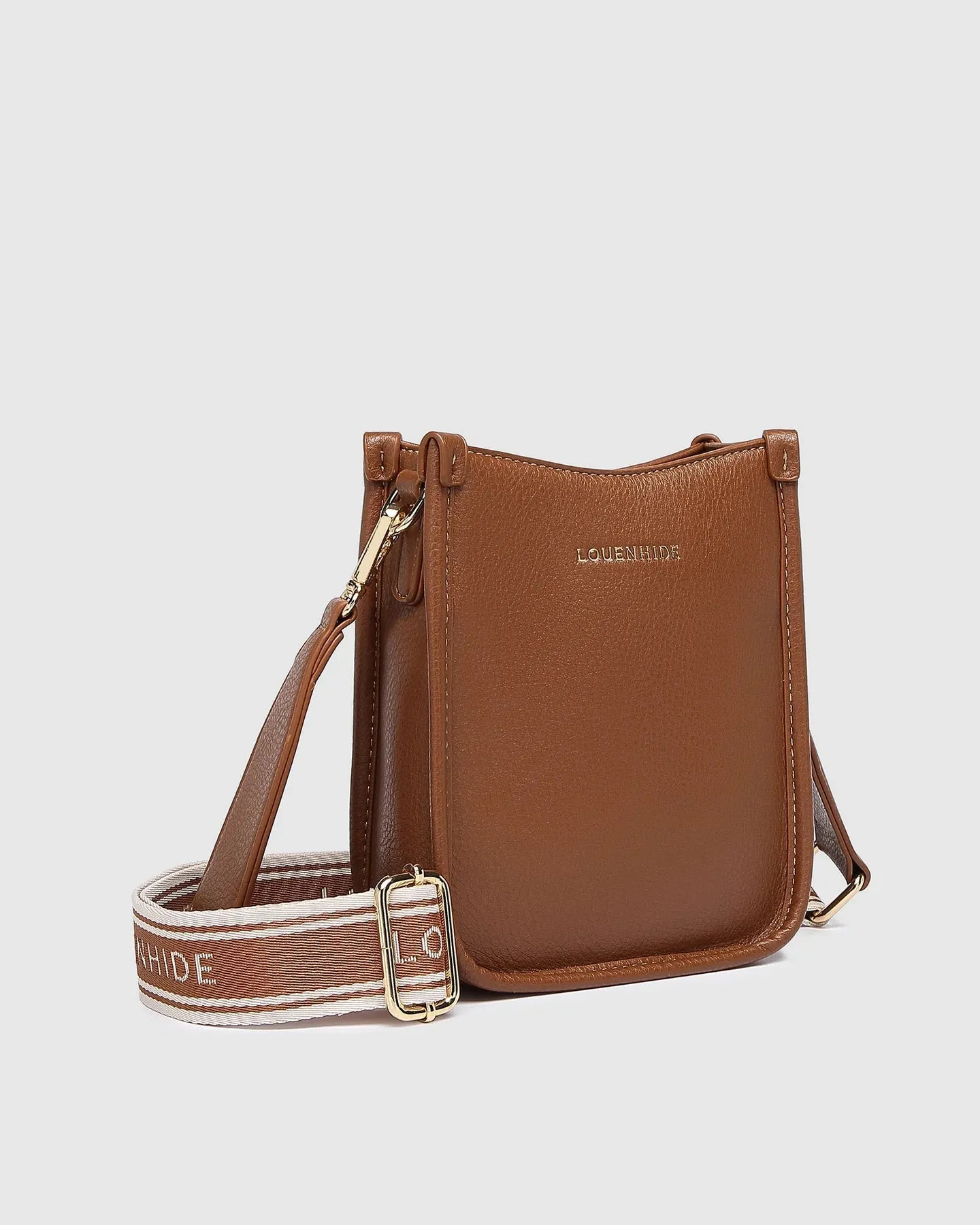 PARKER LOGO PHONE BAG TAN