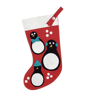 Penguin Friends Felt Stocking 21"x12"