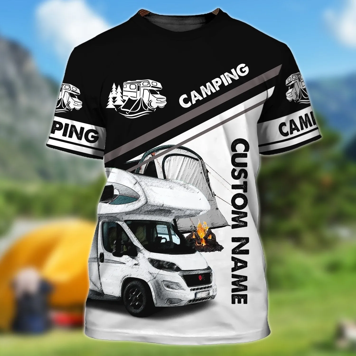 Personalized Mens Camping Shirt, 3D All Over Print Women Shirt Camping, Camping Shirts
