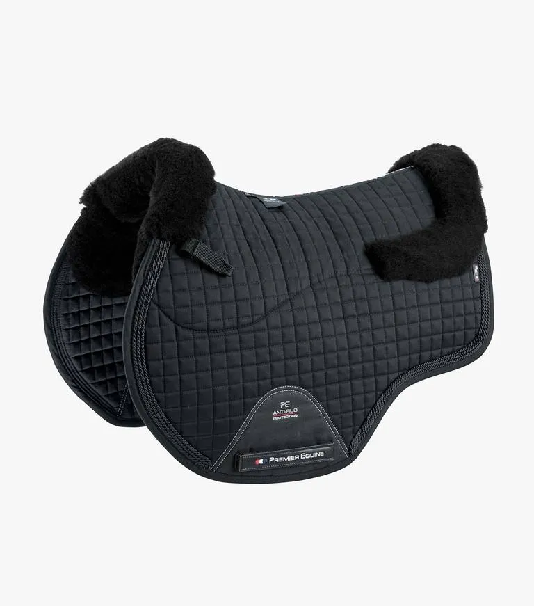Premier Equine Close Contact Merino Wool European Saddle Pad - GP/Jump Square - pony size