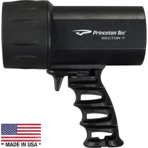 Princeton Tec Sector 7 LED Spotlight - Black [S7-BK]