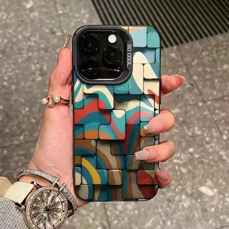 Puzzle Style Phone Case Case (For iPhones)