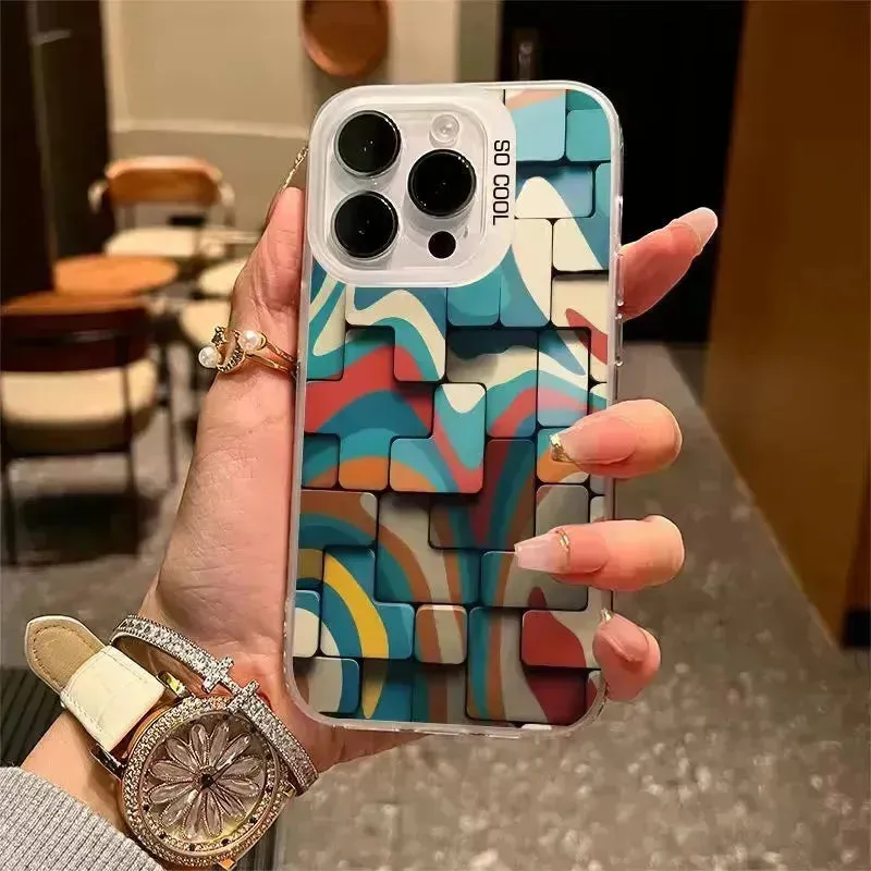 Puzzle Style Phone Case Case (For iPhones)