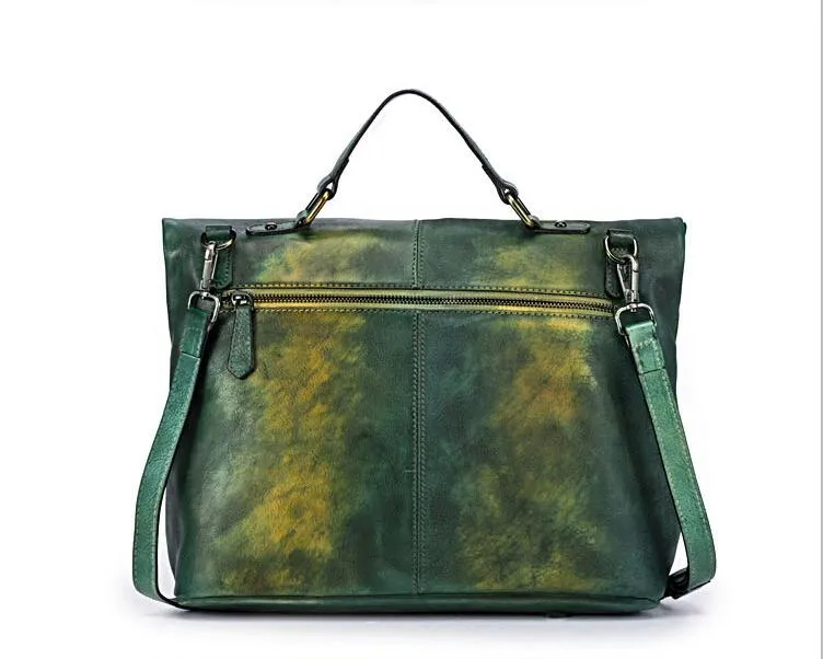 Quilted Ladies Genuine Leather Crossbody Bag Shoulder Handbags For Women