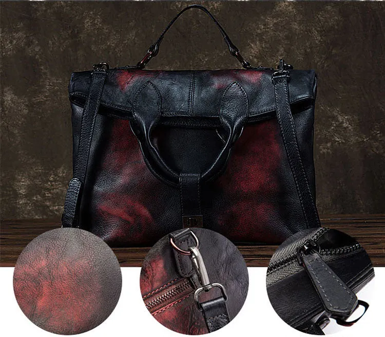 Quilted Ladies Genuine Leather Crossbody Bag Shoulder Handbags For Women