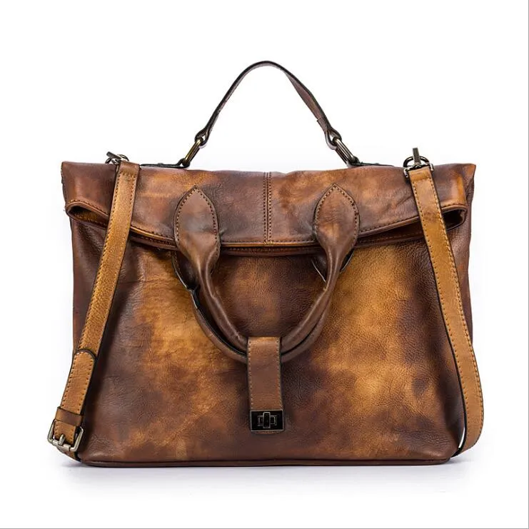 Quilted Ladies Genuine Leather Crossbody Bag Shoulder Handbags For Women