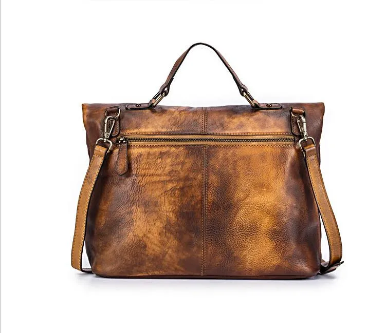 Quilted Ladies Genuine Leather Crossbody Bag Shoulder Handbags For Women