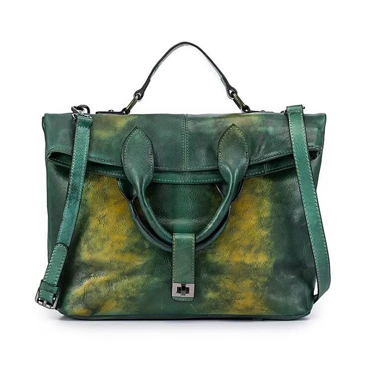 Quilted Ladies Genuine Leather Crossbody Bag Shoulder Handbags For Women