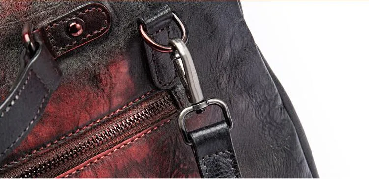 Quilted Ladies Genuine Leather Crossbody Bag Shoulder Handbags For Women