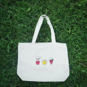 "Bad Fruit Posse" Large Zipper Tote