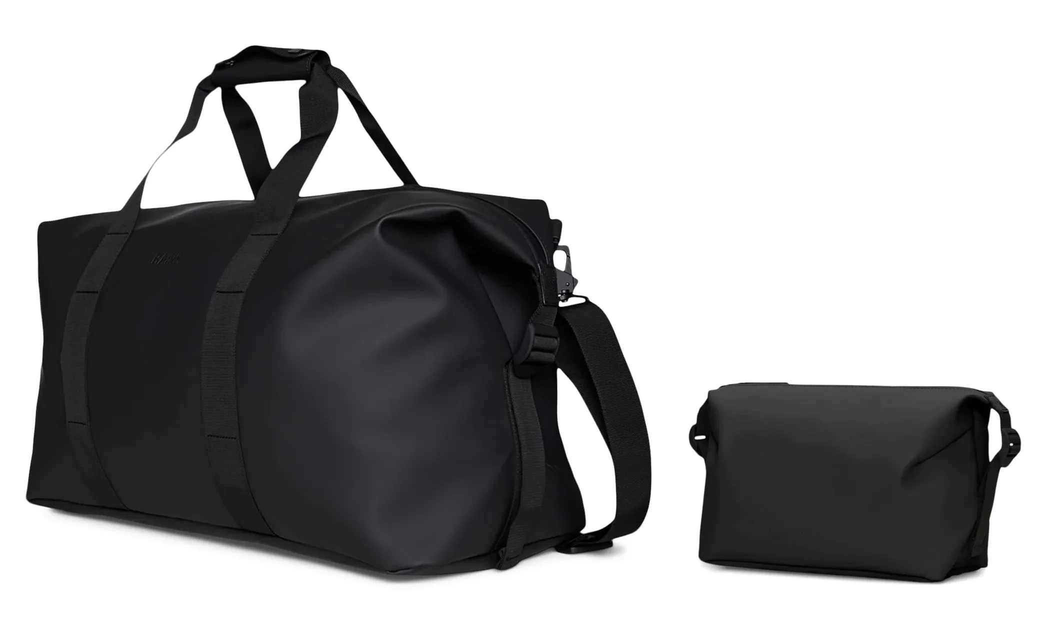 Rains Travel Bundle - Hilo Weekend & Hilo Wash Bag in Black - 16% Off