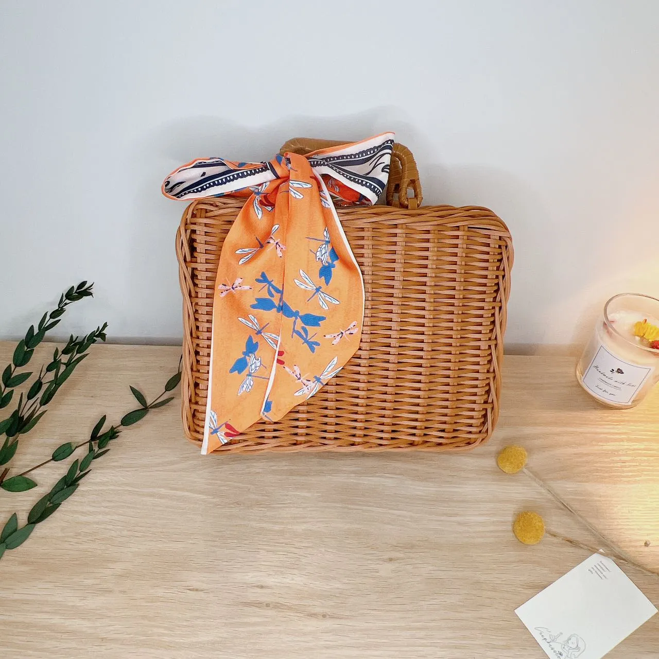 Rattan Basket Gift, Premium Woven Rattan Gift Basket, Elegant Gift