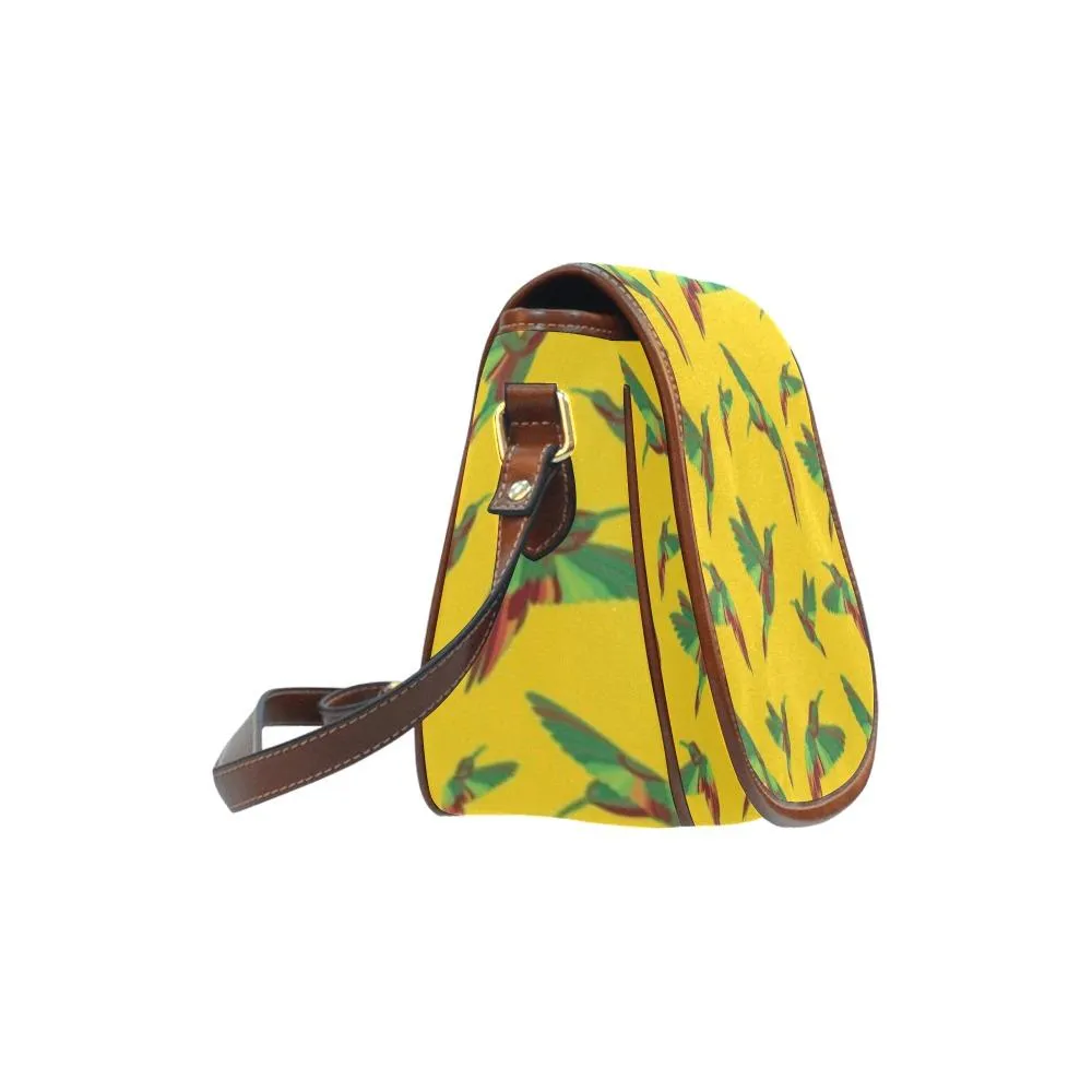 Red Swift Yellow Saddle Bag/Large