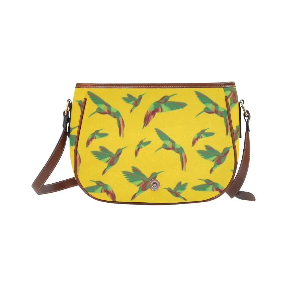 Red Swift Yellow Saddle Bag/Large